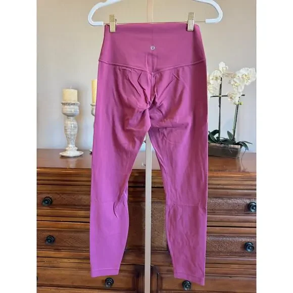 Lululemon Align High-Rise Pant 25” Washed Mauve Size 6 - Picture 4 of 7